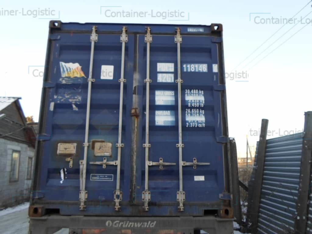 Морской контейнер БУ 40 футов Dry Cube POCU 1181461
