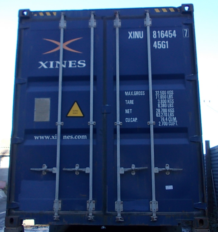 Морской контейнер БУ 40 футов High Cube XINU 8164547