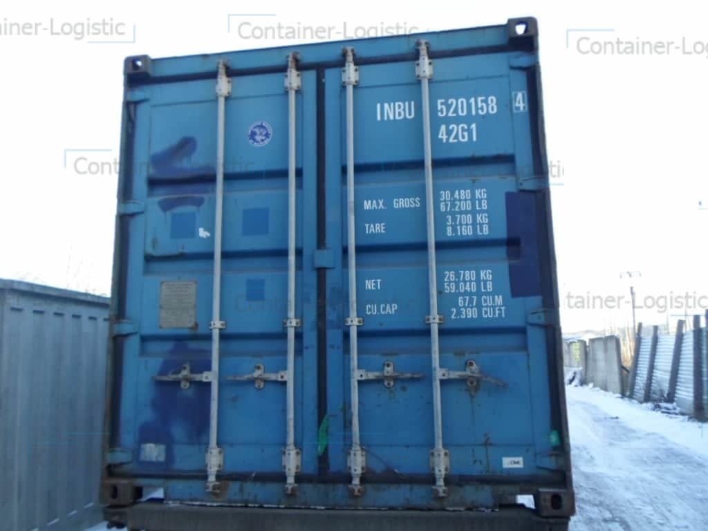 Морской контейнер БУ 40 футов Dry Cube INBU 5201584