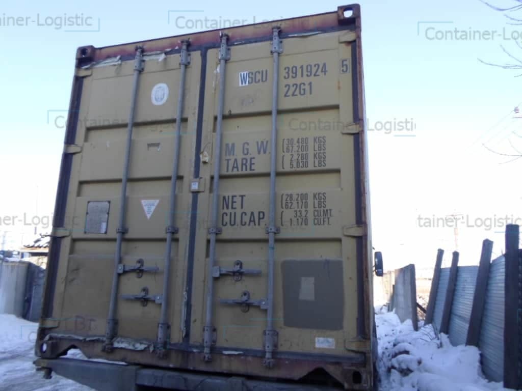 Сухогрузный морской контейнер БУ 20 футов Dry Cube WSCU 3919245