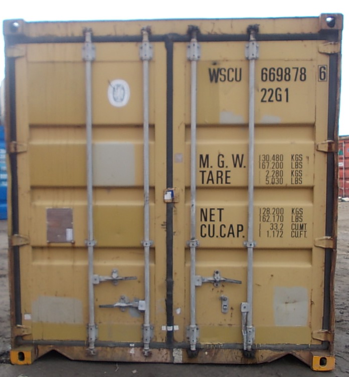 Сухогрузный морской контейнер БУ 20 футов Dry Cube WSCU 6698786