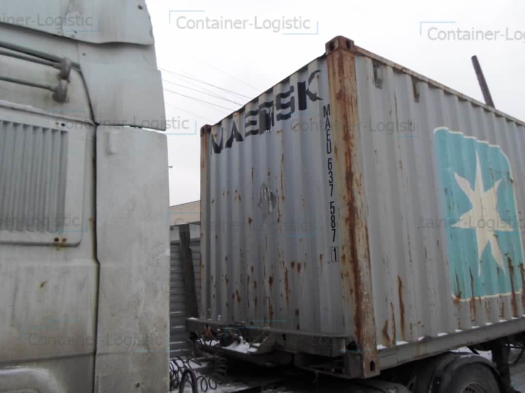 Морской контейнер БУ 40 футов Dry Cube MAEU 6375871