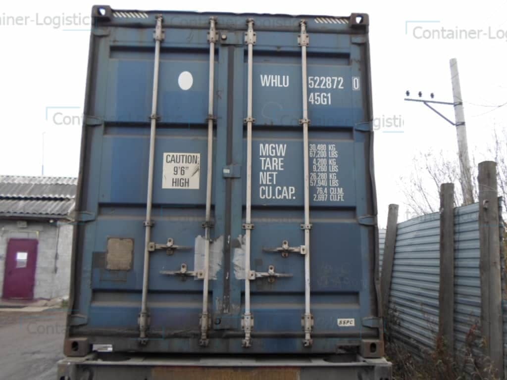 Морской контейнер БУ 40 футов High Cube WHLU 5228720