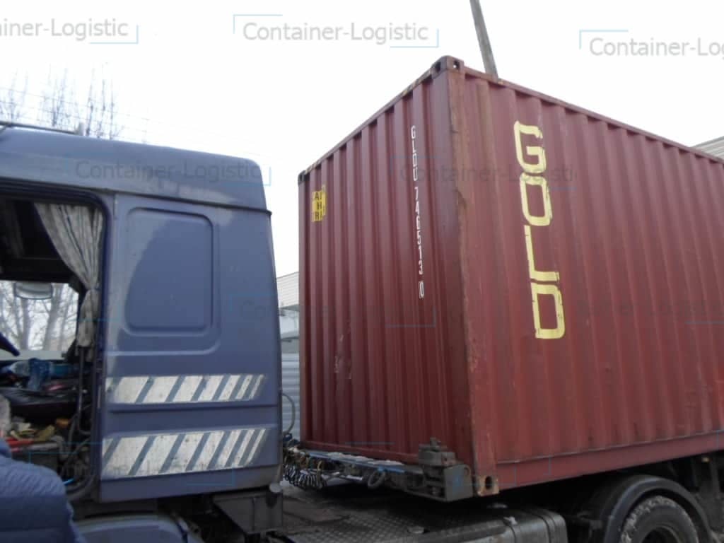 Морской контейнер БУ 40 футов High Cube GLDU 7465130