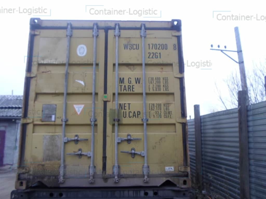 Сухогрузный морской контейнер БУ 20 футов Dry Cube WSCU 1702008