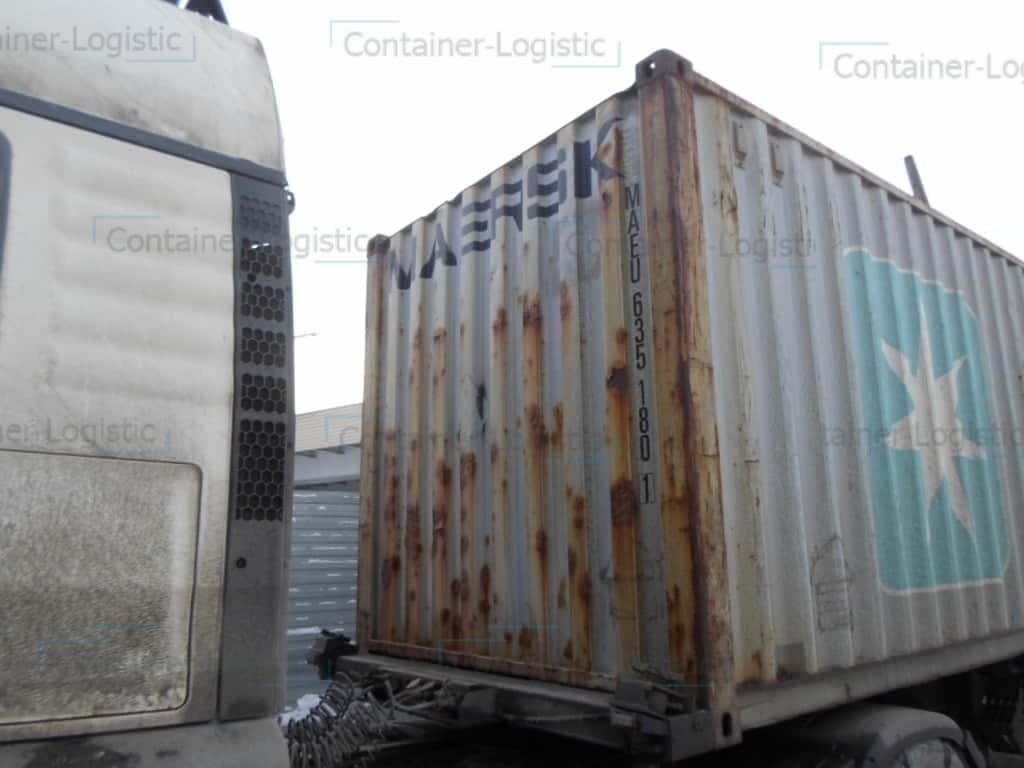 Морской контейнер БУ 40 футов Dry Cube MAEU 6351801