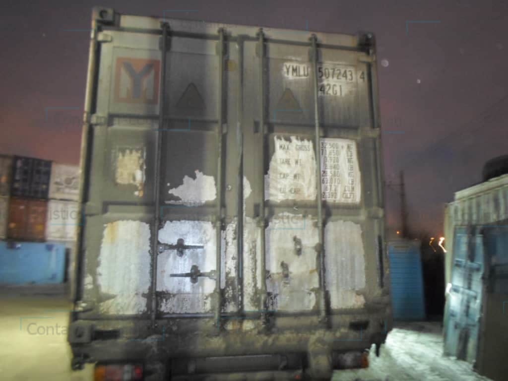 Морской контейнер БУ 40 футов Dry Cube YMLU 5072434