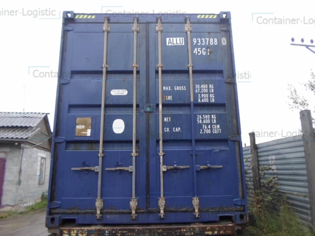 Морской контейнер БУ 40 футов High Cube Pallet Wide ALLU 9337880