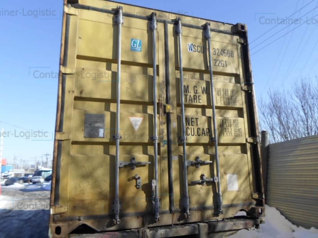 Сухогрузный морской контейнер БУ 20 футов Dry Cube WSCU 3245662