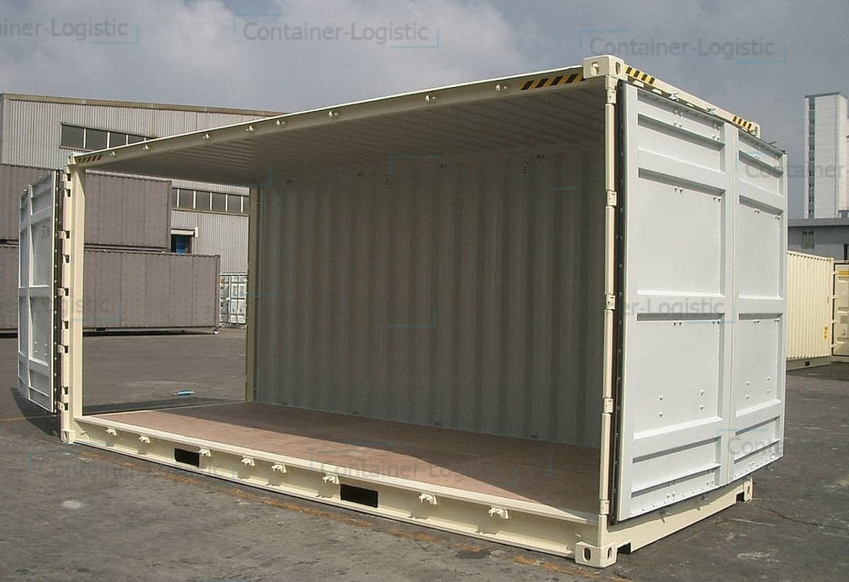 Морской контейнер БУ 20 футов High Cube Open Side CON 943562
