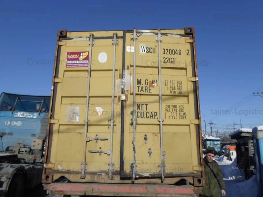 Сухогрузный морской контейнер БУ 20 футов Dry Cube WSCU 3200462
